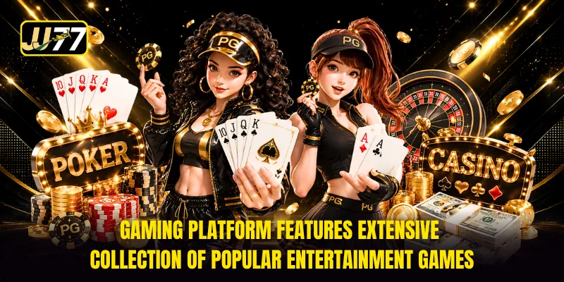 Gaming platform features extensive collection of popular entertainment games